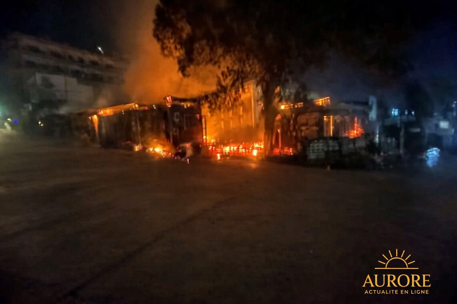 Plusieurs maisons commerciales et le bureau de l'ACP ravagés par un incendie au centre-ville