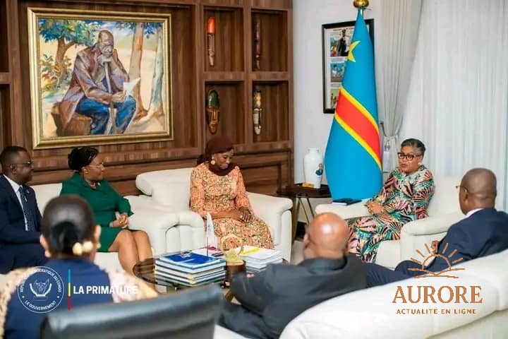 RDC : Judith Suminwa échange avec Diene Keita (UNFPA) sur les prochaines étapes du RGPH-2