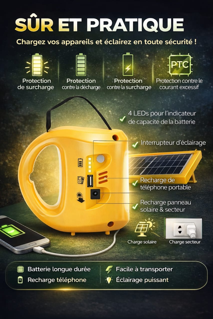 Coupures d'électricité en RDC : une torche rechargeable pour tenter de pallier le réseau défaillant