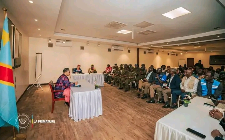RDC : Judith Suminwa à Bunia pour renforcer la riposte contre l'épidémie d'Ebola