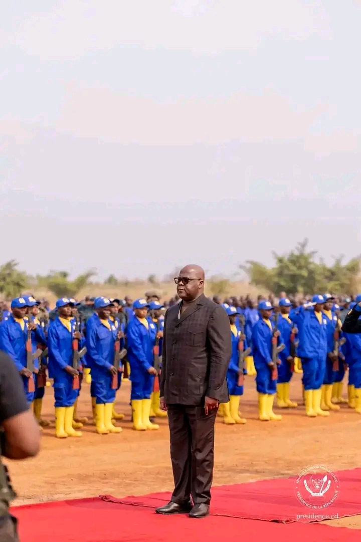 RDC : en visite au centre de Kaniama-Kasese, Félix-Antoine Tshisekedi salue le rôle formateur du Service national