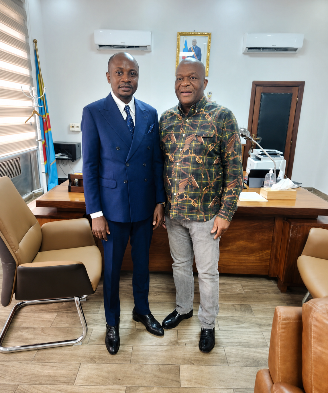 L'élu de Matadi l'honorable Dr Nzuzi Kasa Aam'zih plaide pour la population auprès du DG de l'ONATRA